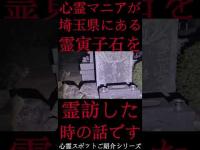 #Shorts 心霊マニアが埼玉県に寅子石に霊訪した時の話です