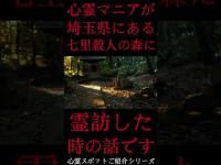 #Shorts 心霊マニアが埼玉県にある七里殺人の森に霊訪した時の話です