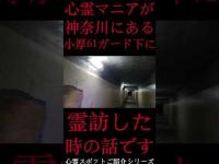 #Shorts 心霊マニアが神奈川県にある小厚61ガード下に霊訪した時の話です