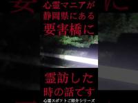 #Shorts 心霊マニアが静岡県にある要害橋に霊訪した時の話です