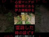 #Shorts 心霊マニアが愛知県にある伊古部海岸に霊訪した時の話です