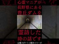 #Shorts 心霊マニアが長野県にある豊丘ダムに霊訪した時の話です