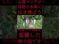 #Shorts 心霊マニアが浅闇の水面に泣き飛ばう何奴かの気配を霊聴した時の話です