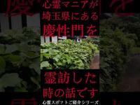 #Shorts 心霊マニアが埼玉県にある慶性門に霊訪した時の話です