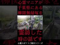 #Shorts 心霊マニアが千葉県にある柳関無縁塚に霊訪した時の話です