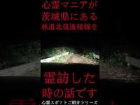 #Shorts 心霊マニアが茨城県にある林道北筑波稜線（青いブレザーの男）に霊訪した時の話です